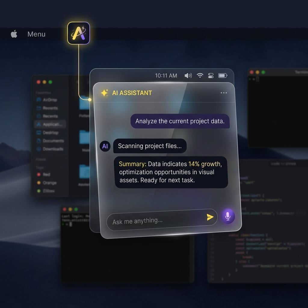 macOS Menu Bar Quick AI Assistant